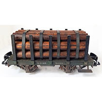 Rongenwagen, beladen