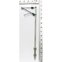 Nikkelzilveren mast, zwarte uitlegger