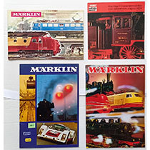 3 Märklin catalogi en 1 infofolder omtrent Hamo.
