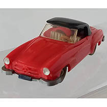 Mercedes Benz 190 SL Cabrio, gesloten