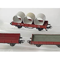 3 Platte wagens