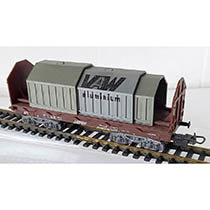 303186 Goederenwagen met teleskoopdak