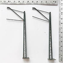 PGH 2 x mast enkelspoor