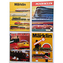4 Märklin catalogi 70-ers